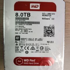 8TB HDD WD Red WD80EFZX ジャンク