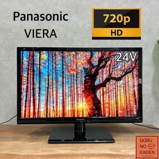 ☑︎ご成約済み Panasonic VIERA 薄型テレビ 24型✨ 外付けHDD⭕️ 配送無料