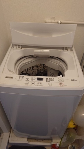 ☆YAMADA/ヤマダ/6.0㎏洗濯機/2021年式/YWM-T60H1/一年半使用☆