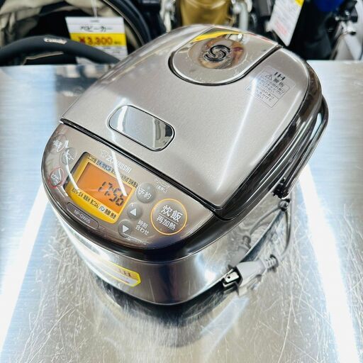 9/22象印/ZOJIRUSHI 炊飯器 NP-GW05 2022年製 IH 3合炊き 家電