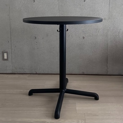 IKEA 丸テーブル ブラック 黒 70cm