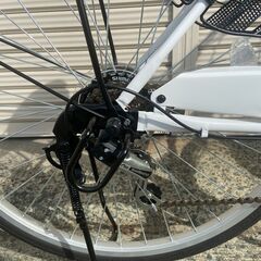 新品★未使用　ママチャリ　オートライト　 26インチ　シマノ製6段変速　パールホワイト③