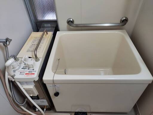 バランス釜 シャワー付き風呂釜 ノーリツ製 GBSQ-622D 浴槽セット 左側吸排気