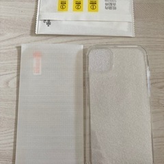 iPhone 11 フィルム &カバーケース(全透明)