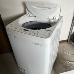 【美品】SHARP洗濯機（要相談します）