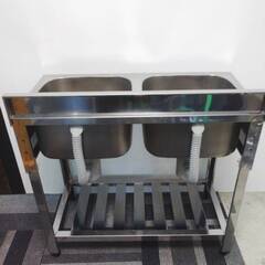 azuma 業務用 ステンレス二層式シンク 厨房器具