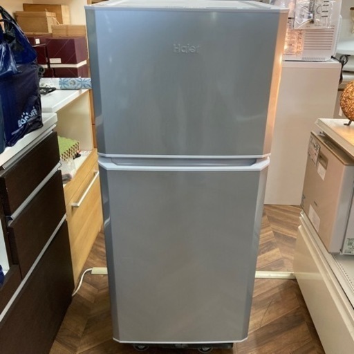 売約済み【BY REUSE 霧島国分新町店 出張買取•見積完全無料¥0】Haier ２ドア冷蔵庫　2018