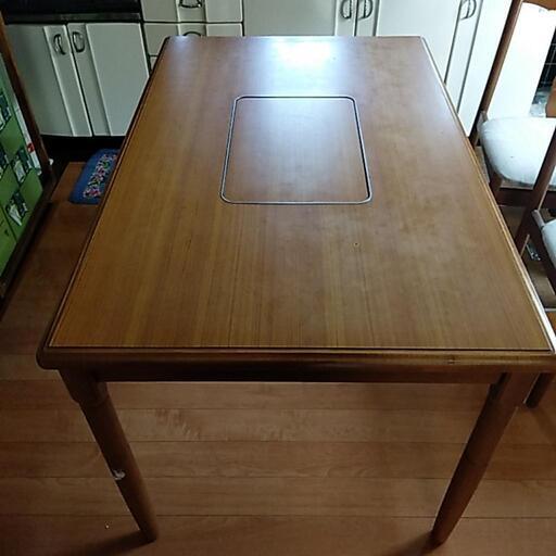☆無料配布☆希少LPガスコンロ付き松下電器産業製造ダイニングテーブル  