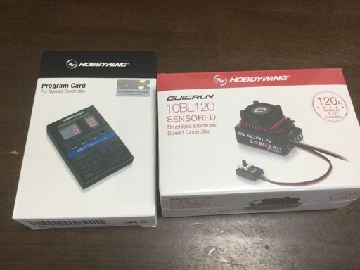 ホビーウイング製ブラシレスアンププログラムカードセット(新品未使用)