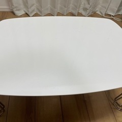 テーブル　折りたたみ　白　ホワイト