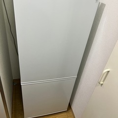 【ネット決済・配送可】140L ファン式2ドア冷蔵庫 WH(NT...