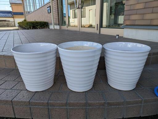 ★3個セット　植木鉢　陶器