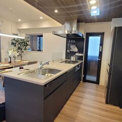 STZ7)システムキッチン◇左シンク◇タカラスタンダード◇レンジフード  