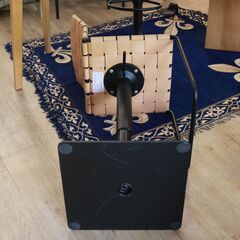 059)クラッシュゲート ハーパーバーチェア ガス式昇降 カウンターチェア 革張り ベージュ×ブラック 参考価格38,500円 CRASH GATE