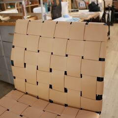 059)クラッシュゲート ハーパーバーチェア ガス式昇降 カウンターチェア 革張り ベージュ×ブラック 参考価格38,500円 CRASH GATE