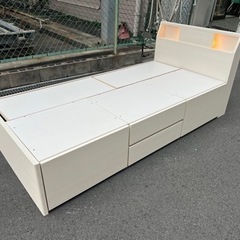 決まりました?ニトリシングルベッドフレーム㊗️マットレス付き?配達 