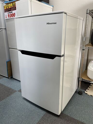 A3614　ハイセンス 2017年製 冷凍冷蔵庫 93L 2ドア 一人暮らし 生活家電 自社配達可能‼【冷蔵庫引取り可能】