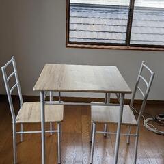 決まりました❗二人掛けテーブル ＆ 椅子2脚