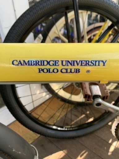 新古車　18インチ　CAMBRIDGE UNIVERSITY polo club