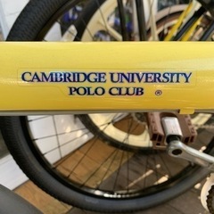 新古車　18インチ　CAMBRIDGE UNIVERSITY polo club
