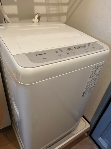 パナソニック全自動洗濯機 5.0kg／上開き