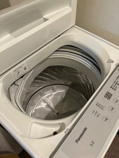 パナソニック全自動洗濯機 5.0kg／上開き