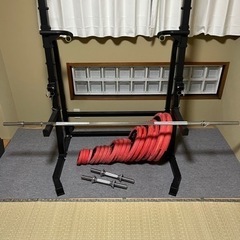 バーベルセット（ハーフラック付き）