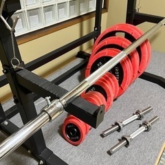 バーベルセット（ハーフラック付き）