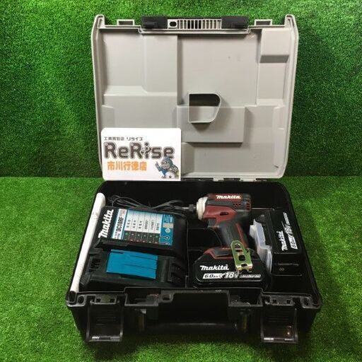マキタ TD171D 充電式インパクトドライバー バッテリー2個付き【市川行徳店】【店頭取引限定】管理番号：ITF3XIPQXERG【中古】