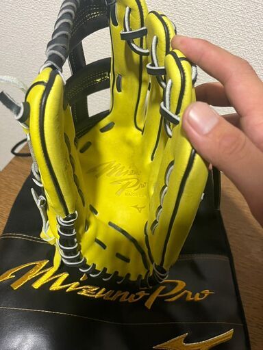C-740】ミズノ 軟式グローブ 外野用 杉本祐太郎モデル 右投げ用 (岐阜  