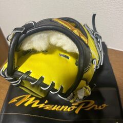 【C-740】ミズノ 軟式グローブ 外野用 杉本祐太郎モデル 右投げ用