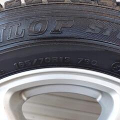 スタッドレスタイヤ　4本セット バリ山　１６５／７０R１３　７９Q