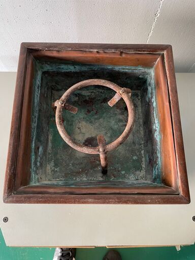 火鉢 木製 手あぶり火鉢 レア 古物 貴重 五徳付き