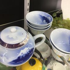 ジモティ来店特価！！】未使用！！湯呑みセット 深川製磁 富士山 J-0892