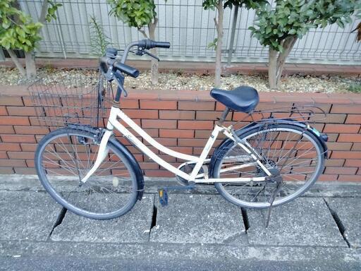 (chariyishy出品)26インチ自転車　ホワイト　6段ギア付き