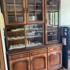 引き取り限定、カリモク 食器棚 
