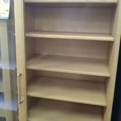 (2023.9.17お買い上げありがとうございます）カリモク　2面ワイド食器棚　　１１５ｃｍ幅　キッチン家具　上下分割可　　木目　ソフトクローザー　高く買取るゾウ八幡東店