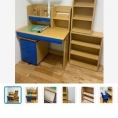 ニトリ 組み合わせデスク 学習机 美品