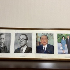 創価学会初代、２代、３代会長の額縁写真