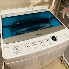 2018年製　洗濯機　Haier JW-C55A-W