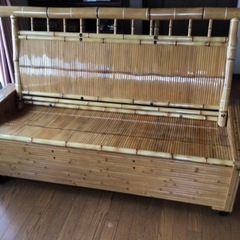 引越　緊急値下　定価40万円　梅里竹芸　健康長椅子ベンチ