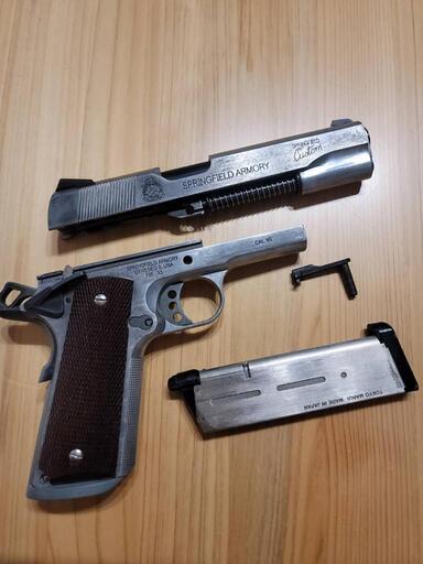 東京マルイ　meu   GUARDER\n SPRINGFIELD　FBIビューロー　スライド\u0026フレームパーツセット