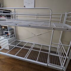 パイプシングル２段ベッド（白）-NewJeans ハニ ニュジ  Get Up  事前収録 サノク トレカ