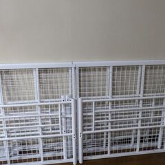 パイプシングル２段ベッド（白）