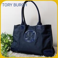 TORY BURCH エラ A4収納 トートバッグ ネイビー ト...