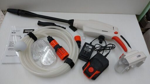 中古 工進 充電式高圧洗浄機 SJC-1820-AAA-0
