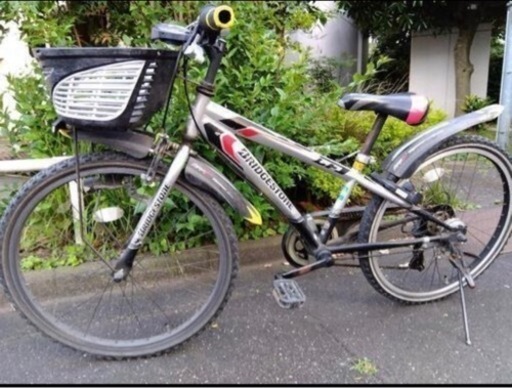 ブリヂストン　22インチ　子供用自転車　変速付き