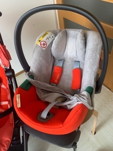 cybex gold 　チャイルドシート　　ハイビスカスレッド　虫除けネットプレゼントつき