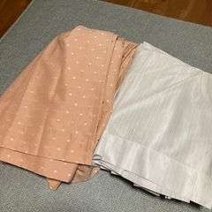 180cm丈✨薄いピンクのカーテンセット