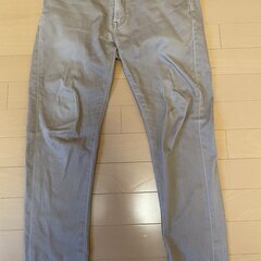 【中古】UNIQLO ユニクロ スキニー メンズ  ベージュ